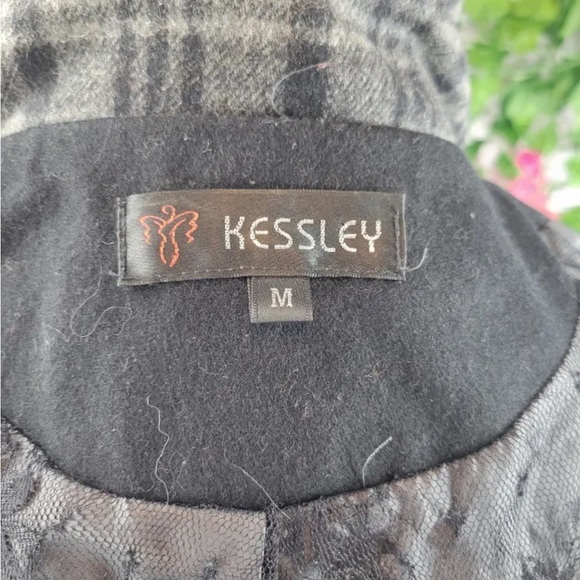 KESSLEY Wool Blend Trench Coat - Picture 3 of 10